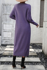 Button knit sweater dress fashionable temperament commuting women's sweater women - V.I.P Digital Presence