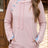 Button printed hooded women's hoodie - V.I.P Digital Presence