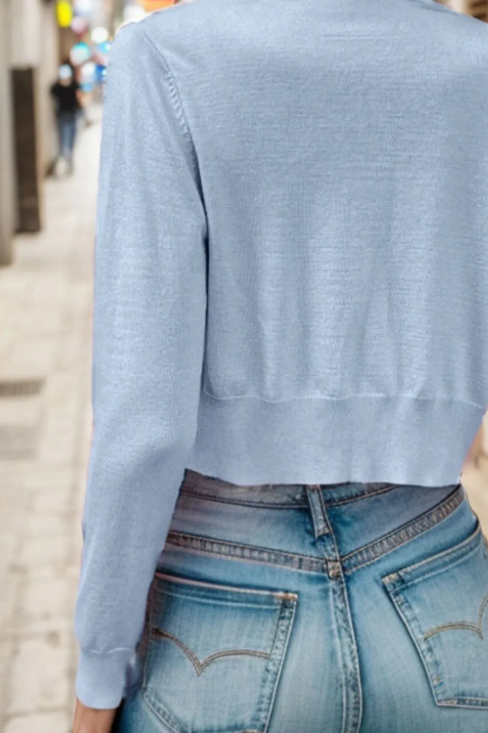 Button Up Long Sleeve Cardigan - V.I.P Digital Presence