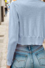 Button Up Long Sleeve Cardigan - V.I.P Digital Presence