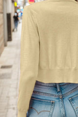 Button Up Long Sleeve Cardigan - V.I.P Digital Presence