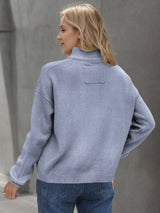 Button Up Long Sleeve Cardigan - V.I.P Digital Presence