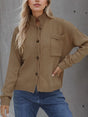 Button Up Long Sleeve Cardigan - V.I.P Digital Presence