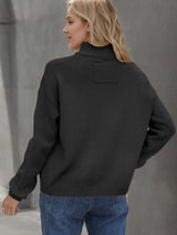 Button Up Long Sleeve Cardigan - V.I.P Digital Presence