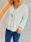 Button Up Long Sleeve Cardigan - V.I.P Digital Presence