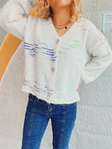 Button Up Long Sleeve Cardigan - V.I.P Digital Presence