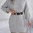 Cable-Knit Round Neck Sweater Dress - V.I.P Digital Presence