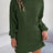 Cable-Knit Round Neck Sweater Dress - V.I.P Digital Presence