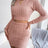 Cable-Knit Round Neck Top and Skirt Sweater Set - V.I.P Digital Presence