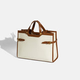 Canvas tote bag, high-end niche design, single shoulder commuter handbag, simple and large capacity - V.I.P Digital Presence