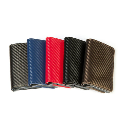 Carbon Fiber Anti-Magnetic Card Case Aluminum Alloy Card Box RFID Anti-Magnetic Wallet Card Holder - V.I.P Digital Presence