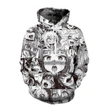 Cartoon 3D digital printing adult hooded sweatshirt - V.I.P Digital Presence