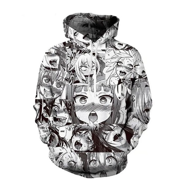 Cartoon 3D digital printing adult hooded sweatshirt - V.I.P Digital Presence