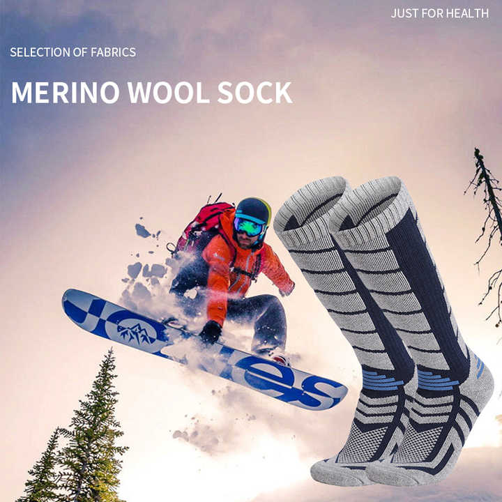 Cashmere socks Merino wool socks Autumn and winter snow socks High tube socks Outdoor skiing socks Mountaineering towel socks - V.I.P Digital Presence