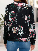 Casual cardigan long sleeved women's printed jacket - V.I.P Digital Presence
