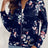 Casual cardigan long sleeved women's printed jacket - V.I.P Digital Presence