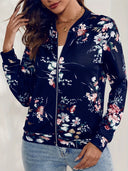 Casual cardigan long sleeved women's printed jacket - V.I.P Digital Presence