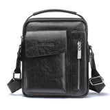 Casual Men Shoulder Bag Vintage Crossbody Bags High Quality Male Bag PU Leather Handbag Capacity Men Messenger Bags Tote Bag - V.I.P Digital Presence