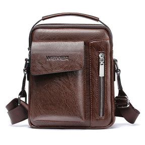 Casual Men Shoulder Bag Vintage Crossbody Bags High Quality Male Bag PU Leather Handbag Capacity Men Messenger Bags Tote Bag - V.I.P Digital Presence