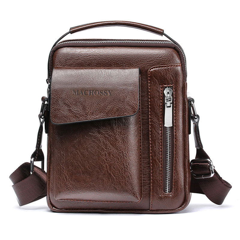 Casual Men Shoulder Bag Vintage Crossbody Bags High Quality Male Bag PU Leather Handbag Capacity Men Messenger Bags Tote Bag - V.I.P Digital Presence