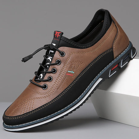 Casual oversized men's shoes fashionable men's shoes embroidered one foot flat heel - V.I.P Digital Presence