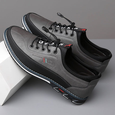 Casual oversized men's shoes fashionable men's shoes embroidered one foot flat heel - V.I.P Digital Presence