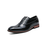 Casual shoes, leather shoes, men's formal wear, men's shoes, lace up business pointed leather shoes - V.I.P Digital Presence
