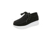 Casual sports single shoe round toe lace up flat bottom comfortable mesh women's shoes - V.I.P Digital Presence