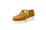 Casual sports single shoe round toe lace up flat bottom comfortable mesh women's shoes - V.I.P Digital Presence
