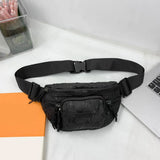 Checkered Adjustable Strap Nylon Crossbody Bag - V.I.P Digital Presence