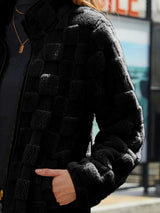 Checkered Zip Up Jacket - V.I.P Digital Presence
