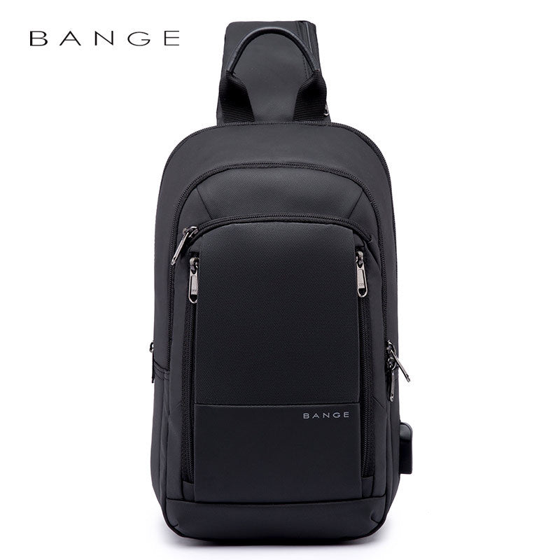 Chest Bag Men's Business Charging Messenger Bag Trendy Messenger Bag Waterproof Oxford Cloth Backpack - V.I.P Digital Presence