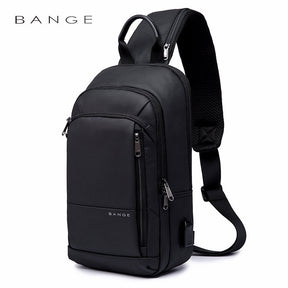 Chest Bag Men's Business Charging Messenger Bag Trendy Messenger Bag Waterproof Oxford Cloth Backpack - V.I.P Digital Presence