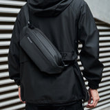 Chest bag men's small shoulder bag multifunctional trendy crossbody bag commuter mailman shoulder bag waist bag backpack - V.I.P Digital Presence