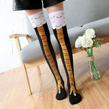 Chicken Claw Socks Women's Over Knee Socks Ostrich Pattern Knee Legs Chicken Feet Long Tube - V.I.P Digital Presence