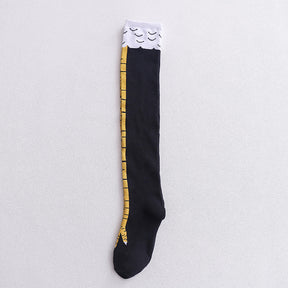 Chicken Claw Socks Women's Over Knee Socks Ostrich Pattern Knee Legs Chicken Feet Long Tube - V.I.P Digital Presence