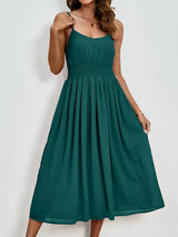 Chiffon dress V-neck strapless long dress for wedding guests - V.I.P Digital Presence