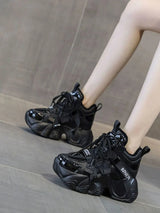 Chunky Platform Lace Up Sneakers - V.I.P Digital Presence