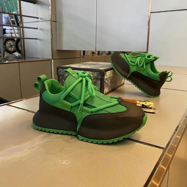 Chunky Sneakers Men Winter Plush Warm Snow Shoes Fashion Casual Microfiber Leather Upper Increased Internal Platform Sport Shoes - V.I.P Digital Presence