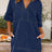 Collar Half Sleeve Denim Dress - V.I.P Digital Presence