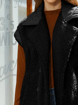 Collared Neck Button Up Vest Coat - V.I.P Digital Presence