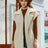 Collared Neck Button Up Vest Coat - V.I.P Digital Presence