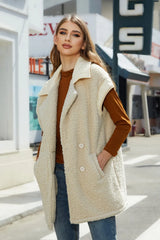 Collared Neck Button Up Vest Coat - V.I.P Digital Presence