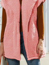 Collared Neck Button Up Vest Coat - V.I.P Digital Presence