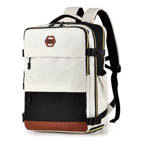 Color Block Multi-Pockets Backpack Bag - V.I.P Digital Presence