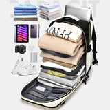 Color Block Multi-Pockets Backpack Bag - V.I.P Digital Presence