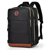 Color Block Multi-Pockets Backpack Bag - V.I.P Digital Presence