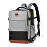 Color Block Multi-Pockets Backpack Bag - V.I.P Digital Presence