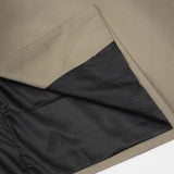 Color blocking patchwork windbreaker women's lace up waist cinched long jacket coat - V.I.P Digital Presence