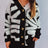 Contrast Button Up Long Sleeve Cardigan - V.I.P Digital Presence